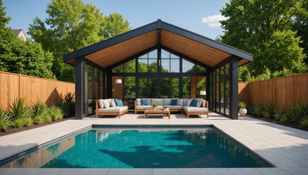 Abri piscine contemporain : un espace de vie sécurisé et esthétique