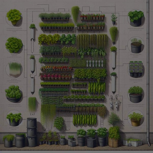 Comment créer un jardin potager sur un mur extérieur sans sol ?