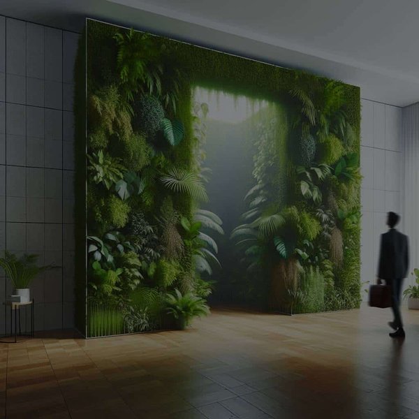 Comment créer une cloison végétale intérieure pour séparer deux espaces sans perdre de lumière ?