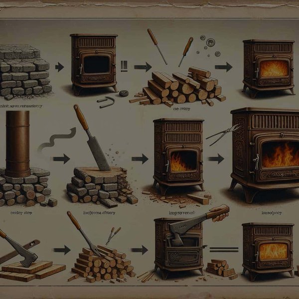 Quelles sont les techniques pour rénover un vieux poêle à bois et améliorer son efficacité ?